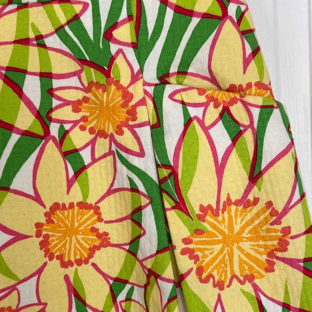 Lilly Pulitzer Summer Strapless Floral Sundress Sweetheart Neckline Fit & Flare - Picture 5 of 11